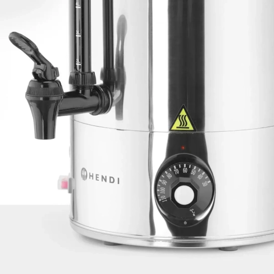 Warnik podgrzewacz do wody stalowy 2200W 9L - Hendi 209882