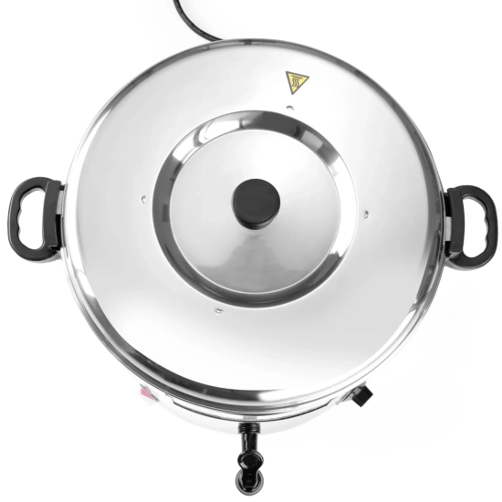 Warnik podgrzewacz do wody grzanego wina stalowy 2200W 28L - Hendi 209905