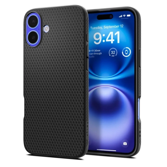 SPIGEN Etui case na iPhone 16 Liquid Air - czarne