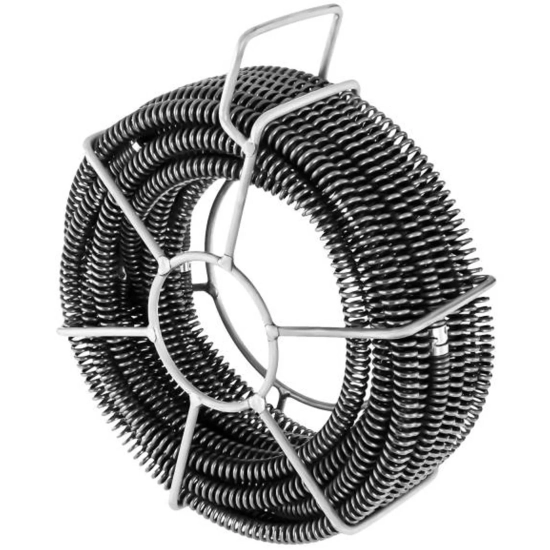MSW Spirala przepychacz sprężyna do rur hydrauliczna 6 x 2.45 m śr. 16 mm