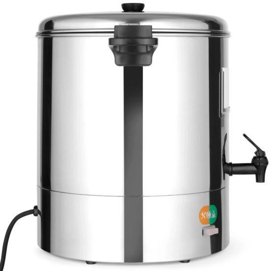 Warnik podgrzewacz do wody grzanego wina stalowy 2200W 28L - Hendi 209905