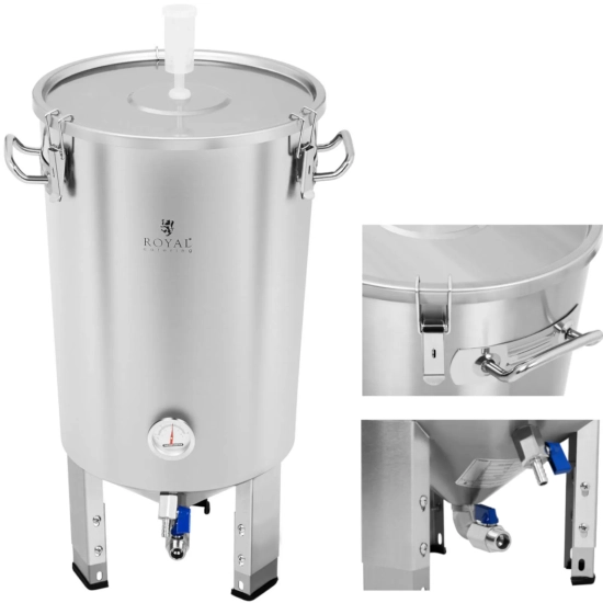 Royal Catering Pojemnik kocioł fermentacyjny fermentator do piwa 30L