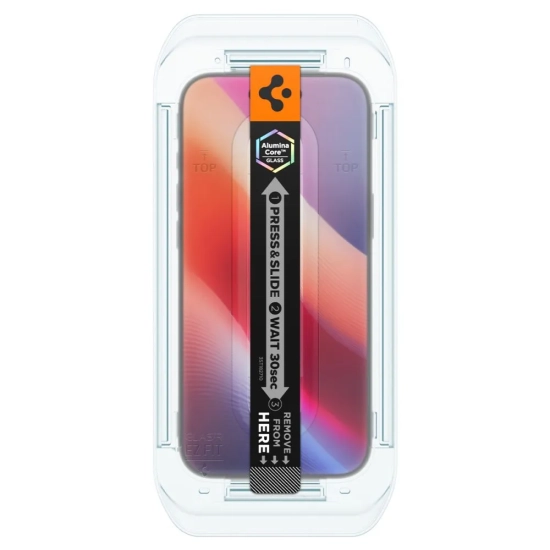 SPIGEN Szkło prywatyzujące z aplikatorem na iPhone 17 Air Glas.TR EZ Fit