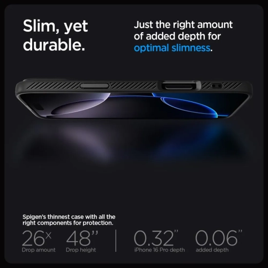 SPIGEN Etui case na iPhone 16 Pro Liquid Air - czarne