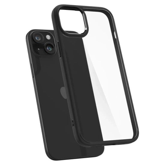 SPIGEN Etui Ultra Hybrid na iPhone 15 czarny mat