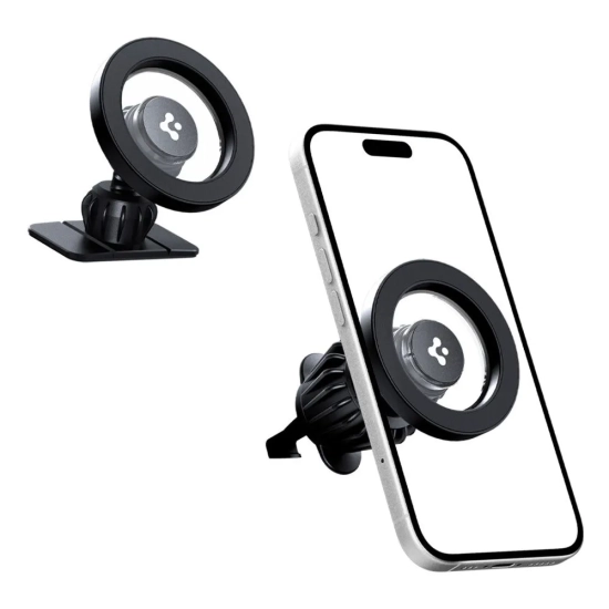 SPIGEN Uchwyt samochodowy do telefonu na kokpit kratkę MagSafe MFT13