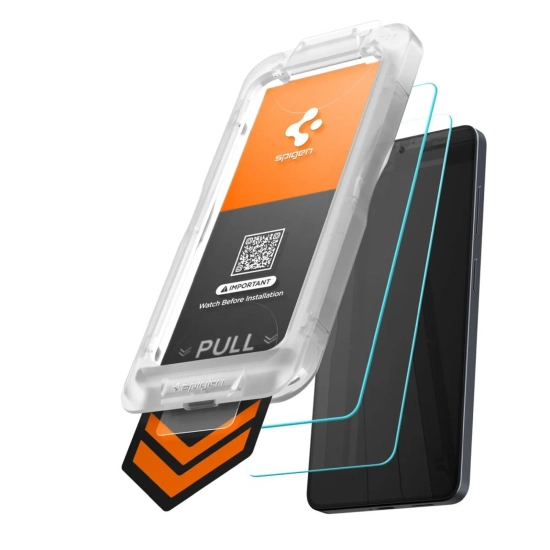 SPIGEN Szkło hartowane na Samsung Galaxy S26+ z aplikatorem Glas.Tr Ez Fit