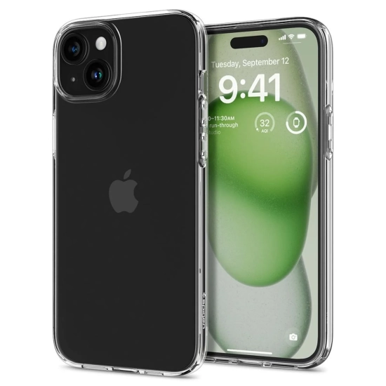 SPIGEN Etui pokrowiec na iPhone 15 Plus Liquid Crystal - przezroczysty
