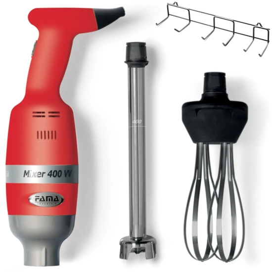 2w1 Blender mikser ręczny ZESTAW + trzepaczka rózga + wieszak 400W - Hendi