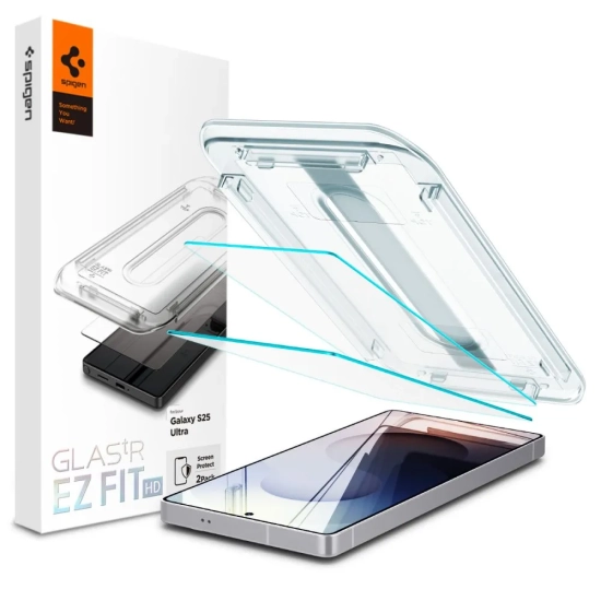 SPIGEN Szkło hartowane na Samsung Galaxy S25 Ultra przezroczyste - 2 szt.