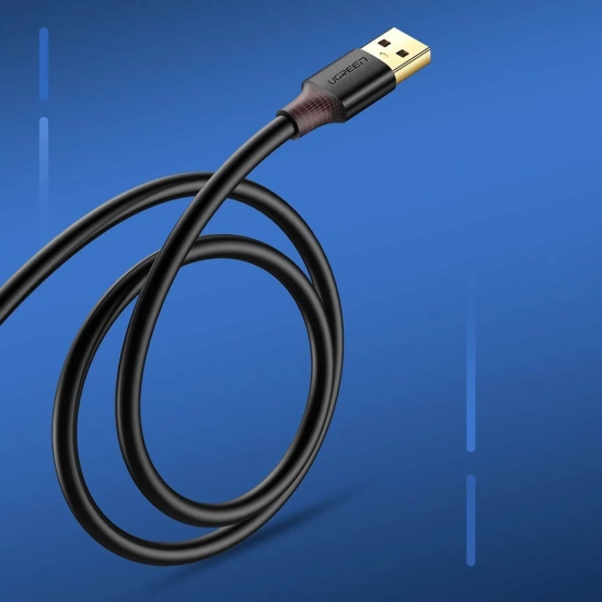 UGREEN Przedłużacz przejściówka kabla USB-A 3.0 5Gb/s 0.5m czarny
