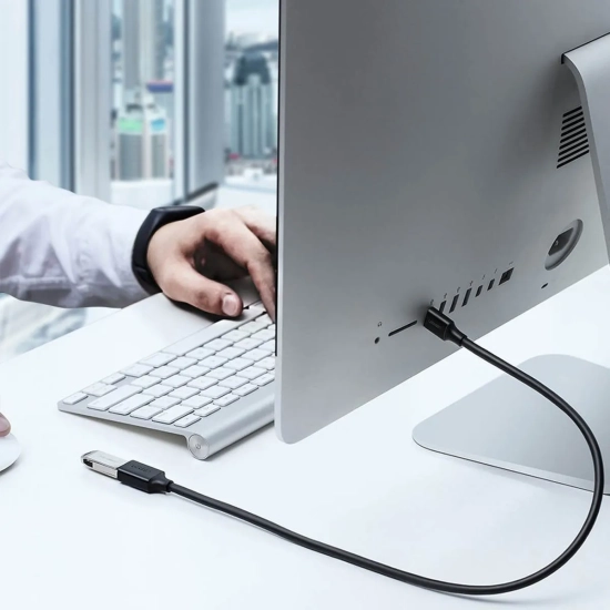 UGREEN Przedłużacz przejściówka kabla USB-A 3.0 5Gb/s 0.5m czarny