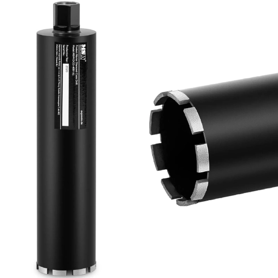 MSW Wiertło diamentowe koronowe do betonu kamienia G1 dł. 400 mm śr. 102 mm