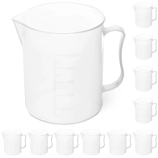 Steinberg Systems Zlewka laboratoryjna plastikowa z podziałką 500 ml - 10