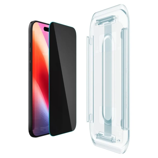 SPIGEN Szkło prywatyzujące z aplikatorem na iPhone 17 Air Glas.TR EZ Fit