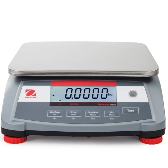 Waga stołowa przemysłowa kompaktowa elektroniczna RANGER 3000 3kg / 0.1g