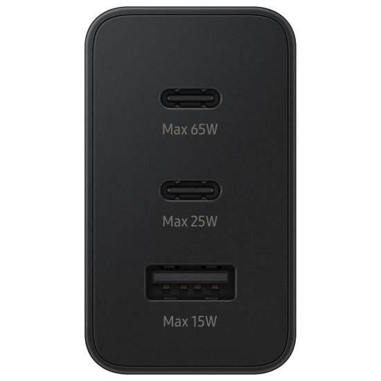 SAMSUNG Ładowarka sieciowa 2x USB-C i 1x USB PPS PD 65W QC 3.0 AFC FCP