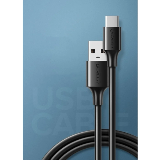 UGREEN Wytrzymały kabel przewód USB - USB-C 480 Mbps 3A 1.5m czarny