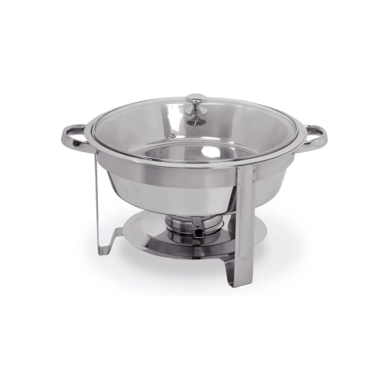 Podgrzewacz do potraw na pastę okrągły stalowy śr. 390mm 3.5l - Hendi