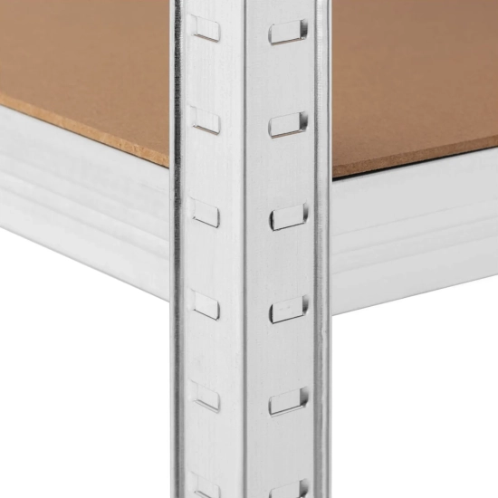 MSW Regał magazynowy metalowy 5 półek 750 kg 120 x 60 x 197 cm szary
