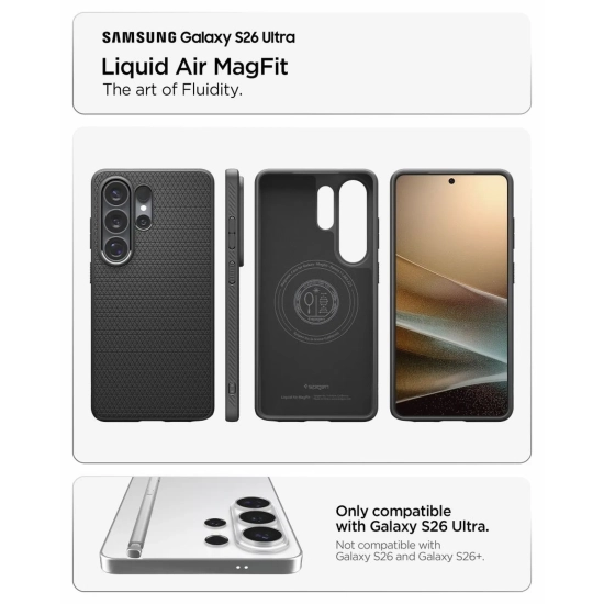 SPIGEN Etui case pokrowiec na Samsung Galaxy S26 Ultra Liquid Air Mag