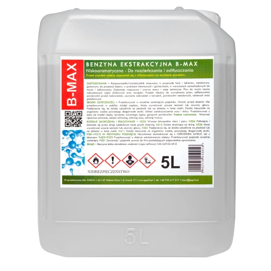 GSG24 Benzyna ekstrakcyjna bezwonna B-MAX 5L