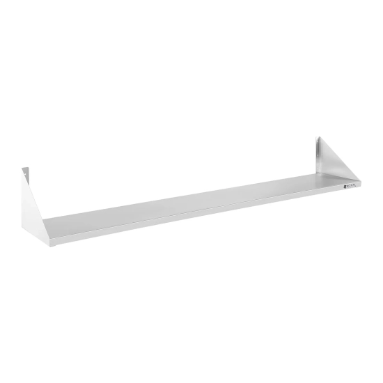 Royal Catering Półka ścienna wisząca stalowa nierdzewna pojedyncza 180cm