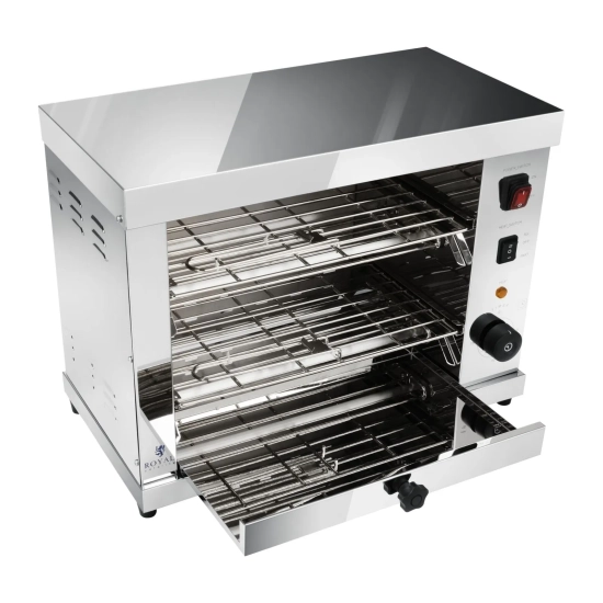 Royal Catering Podwójny toster opiekacz salamander 3250W