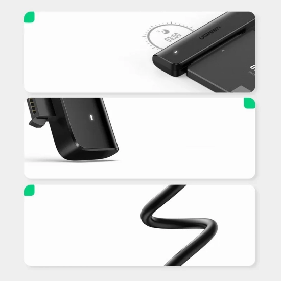 UGREEN Adapter przejściówka dysku HDD SSD 2.5'' SATA III 3.0 na USB-C