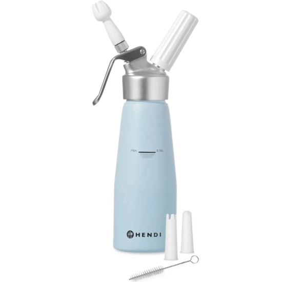 Syfon do bitej śmietany Błękitny 0,5 L - Hendi 975862