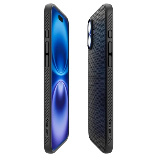 SPIGEN Etui case na iPhone 16 Liquid Air - czarne
