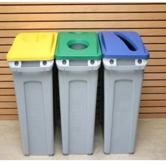 Pokrywa do pojemnika Rubbermaid SLIM JIM reg brązowa