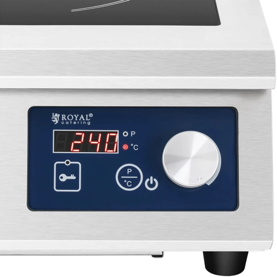 Royal Catering Kuchenka płyta indukcyjna nastawna przenośna śr. 33 cm 5000