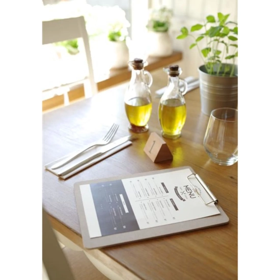 Podkładka deska pod kartę menu z klipsem Clipboard 185x245 mm - Hendi