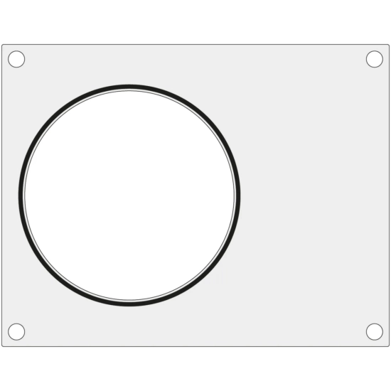 Matryca forma do zgrzewarki CAS CDS-01 na pojemnik na zupę śr. 165 mm