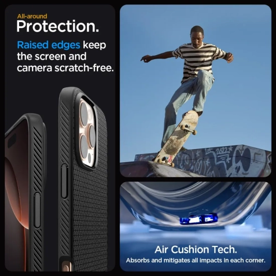 SPIGEN Etui case na iPhone 16 Pro Liquid Air - czarne
