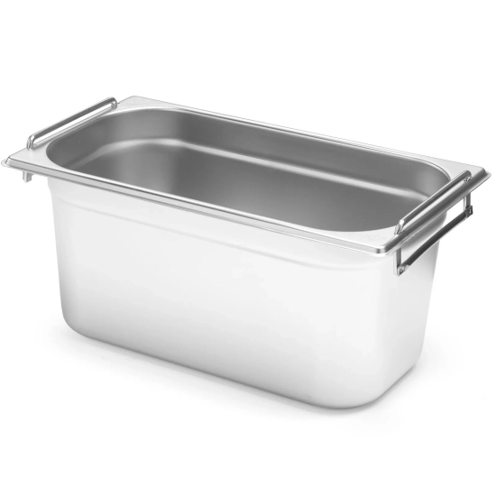 Pojemnik gastronomiczny GN 1/3 z chowanymi uchwytami 325x176x150mm 5.7L