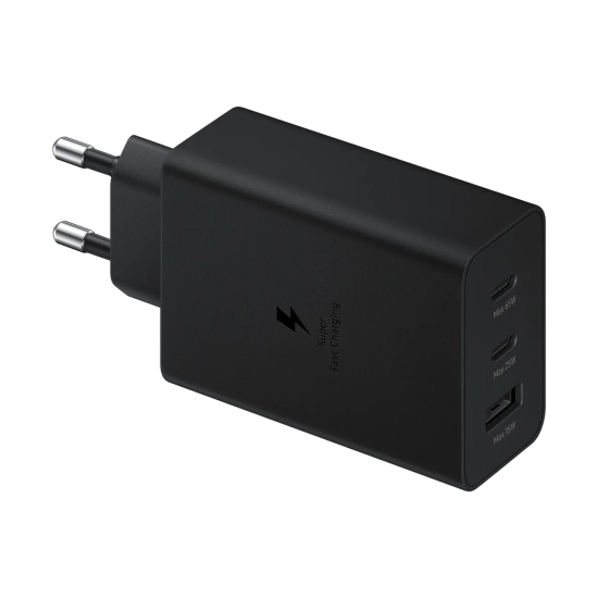 SAMSUNG Ładowarka sieciowa 2x USB-C i 1x USB PPS PD 65W QC 3.0 AFC FCP