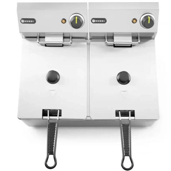 Hendi Frytownica frytkownica podwójna Kitchen Line 230V 2x3300W 2x6L