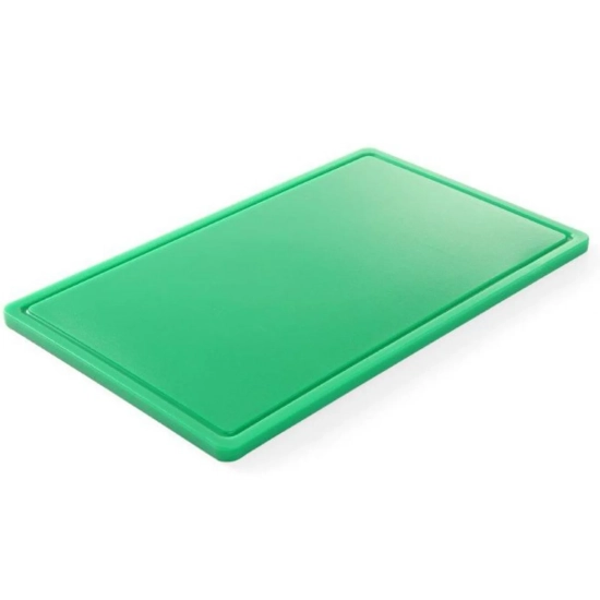 Deska do krojenia HACCP do warzyw GN 1/2 zielona - Hendi 826133