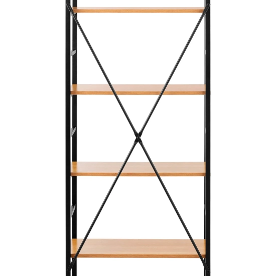 FROMM&STARCK STAR_BC_05 – regał loftowy na książki, 6 półek, 60 × 28 ×
