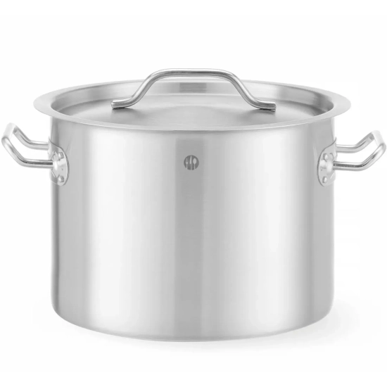 Garnek średni z pokrywką Budget Line 9 l 250x180 - Hendi 832820
