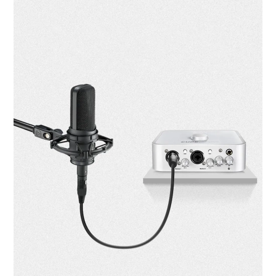UGREEN Przedłużacz kabla przewodu audio do mikrofonu XLR 2m czarny