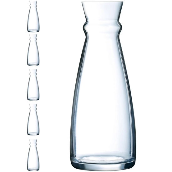 Karafka dzbanek szklany do wina wody napojów Arcoroc FLUID 1 l zestaw 6