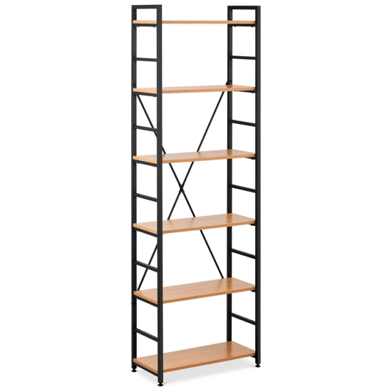FROMM&STARCK STAR_BC_05 – regał loftowy na książki, 6 półek, 60 × 28 ×