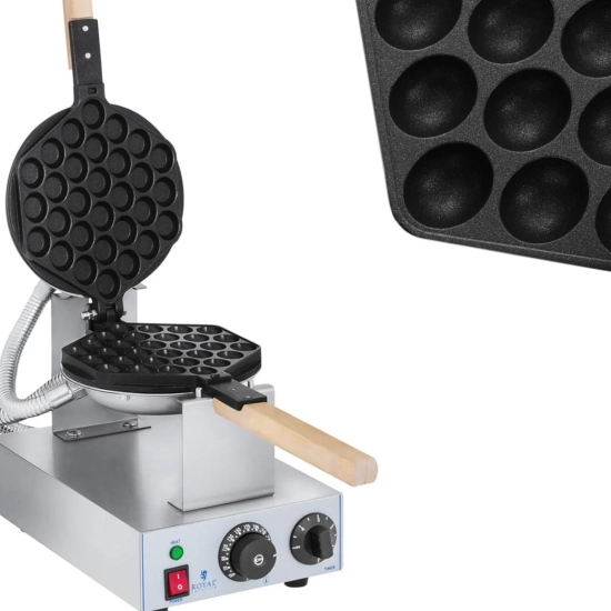 Gofrownica opiekacz do gofrów bąbelkowych bubble waffle 1415W Royal