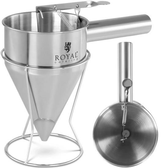 Royal Catering Dozownik pistolet do sosów kremów ze stali nierdzewnej