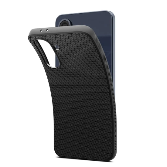 SPIGEN Etui pokrowiec na Samsung Galaxy A36 5G Liquid Air - czarny mat