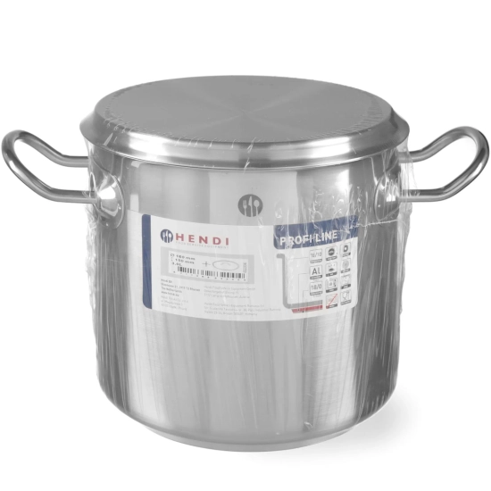 Garnek wysoki Profi Line z pokrywką dno Sandwich 50 l śr. 400 x 400 h