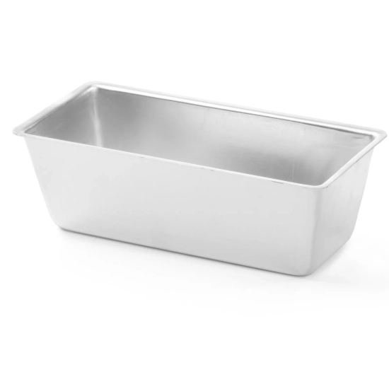 Foremka do pieczenia ciasta prostokątna 30x11x7.5cm aluminiowa - Hendi